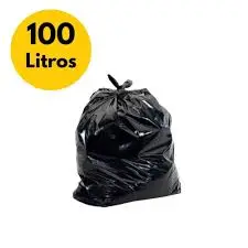 SACO DE LIXO PRETO 100LTS 50 UNI START