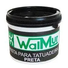 TINTA PASTA PRETA PARA TATUADEIRA 600GR